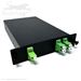 1 X 4 LC APC Singlemode Fiber Optic PLC Splitter LGX Cassette by QuickTreX&reg;