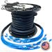 10 Cable Cat 6E UTP Stranded Conductor Premium Custom Pre-Connectorized Ethernet Cable Bundle - Made in the USA by QuickTreX