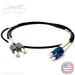 Custom Armored Indoor / Outdoor Tactical (PU) Singlemode 9/125 Premium Duplex Fiber Optic Patch Cable with Corning® Glass - Made in the USA by QuickTreX®