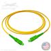 Custom Armored Indoor Plenum Rated Singlemode 9/125 Premium Simplex Fiber Optic Patch Cable with Corning® Glass - Made in the USA by QuickTreX®