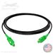 Custom Armored Indoor / Outdoor Tactical (PU) Singlemode 9/125 Premium Simplex Fiber Optic Patch Cable with Corning® Glass - Made in the USA by QuickTreX®