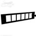 QuickTreX&reg; 6 Port LGX Empty Keystone Adapter Panel