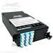 MPO 12 Fiber (1 X 12 MPO Male) to 12 LC (6 Duplex Adapters)  Multimode OM3 Super High Density (SHD) Cassette by QuickTreX