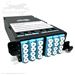MPO 24 Fiber (1 X 24 MPO Male) to 24 LC (12 Duplex Adapters)  Multimode OM3 Super High Density (SHD) Cassette by QuickTreX