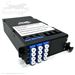MPO 12 Fiber (1 X 12 MPO Male) to 12 LC (6 Duplex Adapters)  Singlemode Super High Density (SHD) Cassette by QuickTreX®