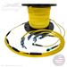 Custom Indoor 12 Fiber MTP® Singlemode APC Fanout Assembly (1 x 12 MTP to 12 Simplex Connectors) - Plenum Rated - made in USA by QuickTreX® with Genuine US Conec® Connectors and Corning® Glass