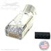 QuickTreX&reg; Premium Category 6A 10GIG Shielded RJ45 Modular Plugs with Loadbar - Bag of 50 - Made in the USA - RoHS and TAA Compliant 