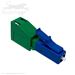 LC APC Female to LC UPC Male Singlemode 9/125 Simplex Fiber Optic Conversion Adapter by QuickTreX&reg;