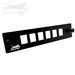 QuickTreX&reg; 6 Port LGX SC Footprint Empty Fiber Optic Adapter Panel for Housing Non-Flanged Fiber Optic Adapters