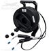 QuickTAC Stock 2 Strand 1000FT Tactical Singlemode Fiber Optic Cable Assembly w/ LC UPC Connectors, Connector Sleeves, and Cable Bale Pre-Installed on a Heavy Duty Deployable Reel w/ Auxiliary Spool by QuickTreX®