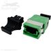 MPO/MTP Singlemode APC (Key UP - Key Down) Fiber Optic Coupler - Green